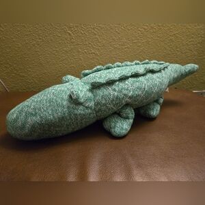 Target Pillowfort Knit Green Alligator Throw Pillow Plush